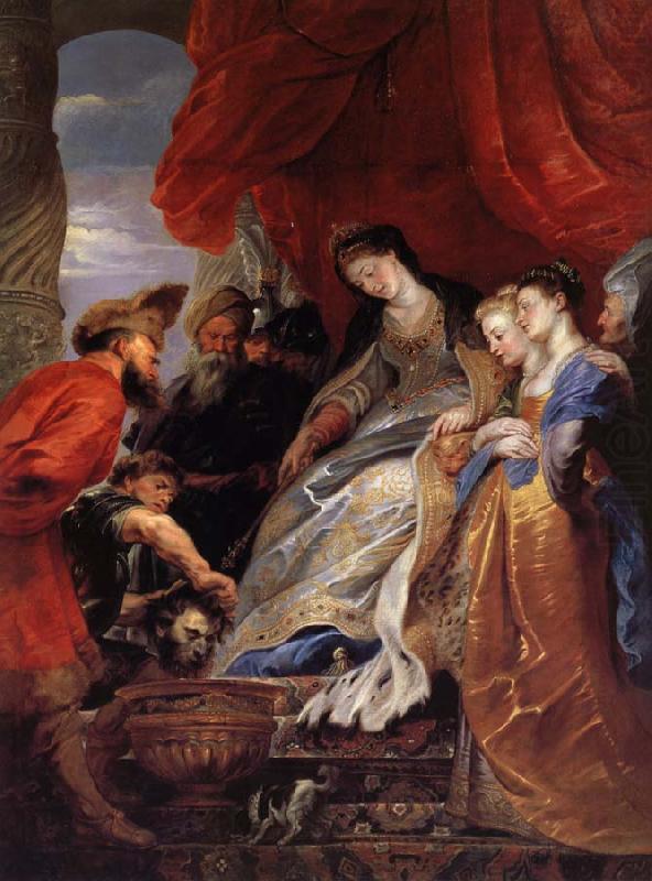 Peter Paul Rubens Thomyris,Rene des Scythes fait plonger la tete de Cyrus dans un vase rempli de sang china oil painting image